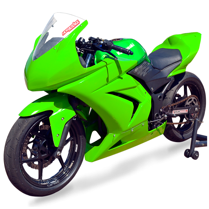 。 Hotbodies Racing Race Bodywork 2008-2012 Kawasaki Ninja 250